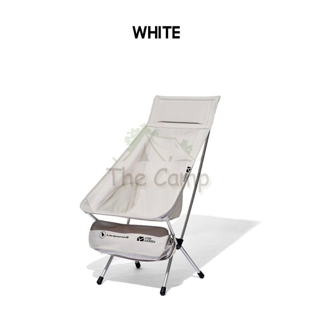 Mobi Garden Portable Moon Chair with Head Rest Outdoor Folding Foldable Camping Aluminium NX21665055 Naturehike