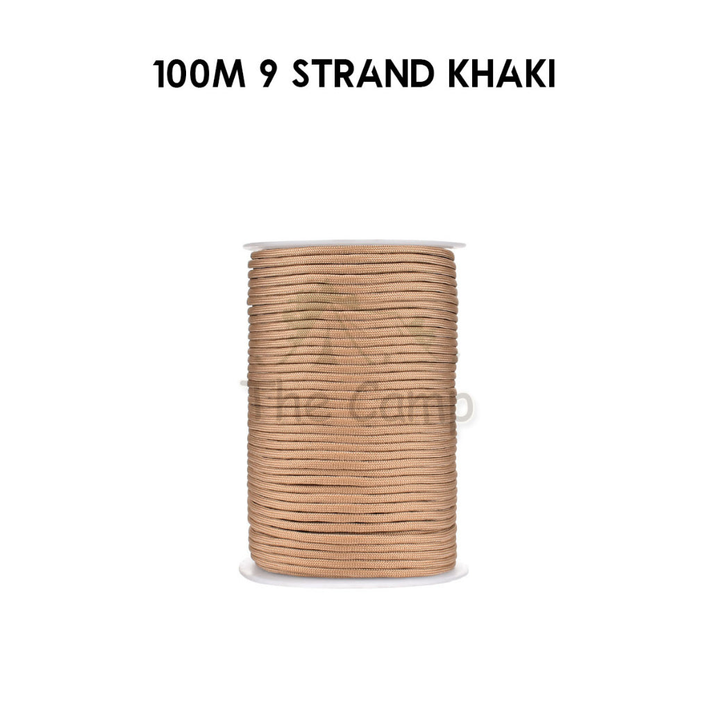 9 / 10 Strand Core 4mm 31m 100m Paracord Rope Parachute Cord Military Standard Lanyard Flysheet Tarp Tent Camping Survi
