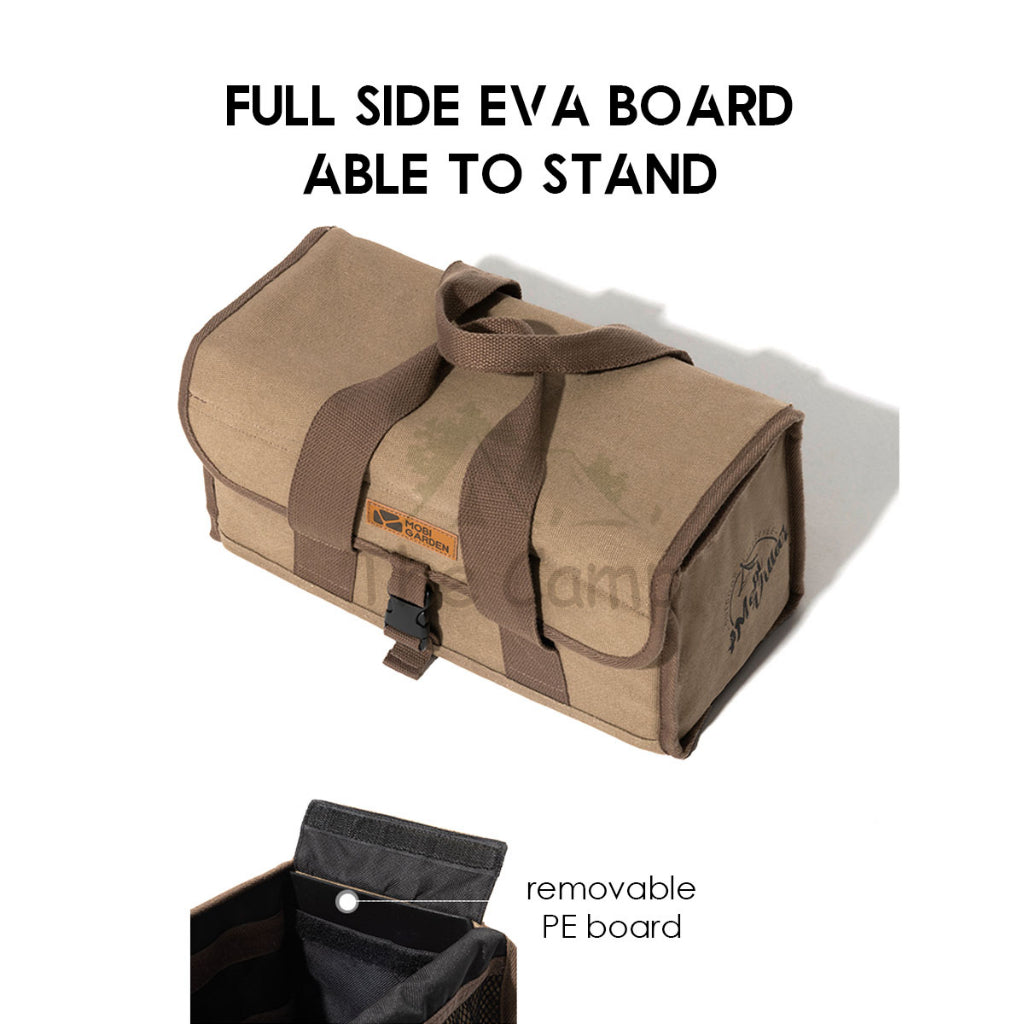 Mobi Garden Camping Equipment Storage Bag Large Capacity Outdoor Flysheet Tarp Nail Peg Table Chair Rope Tent Led Light