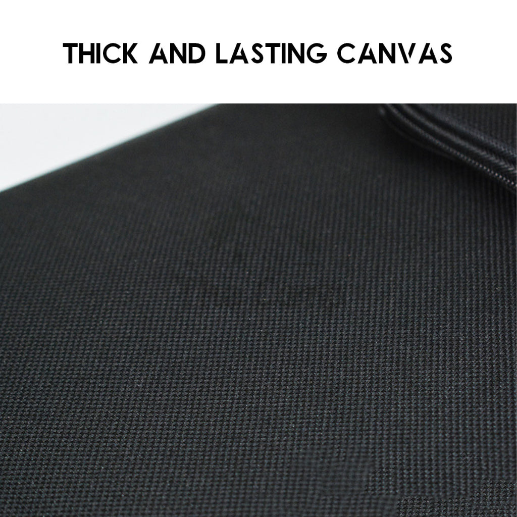 Camping Waterproof Storage Bag 50L 38L Big and Medium Size Black Outdoor Thick Canvas Beg Tool Cookware Equipments