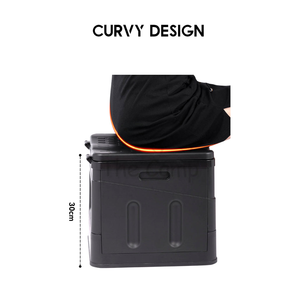 Blackdog Multipurpose Box Camping Folding Portable Toilet Stool Rubbish Bin Storage Box Garbage BD-SN23003