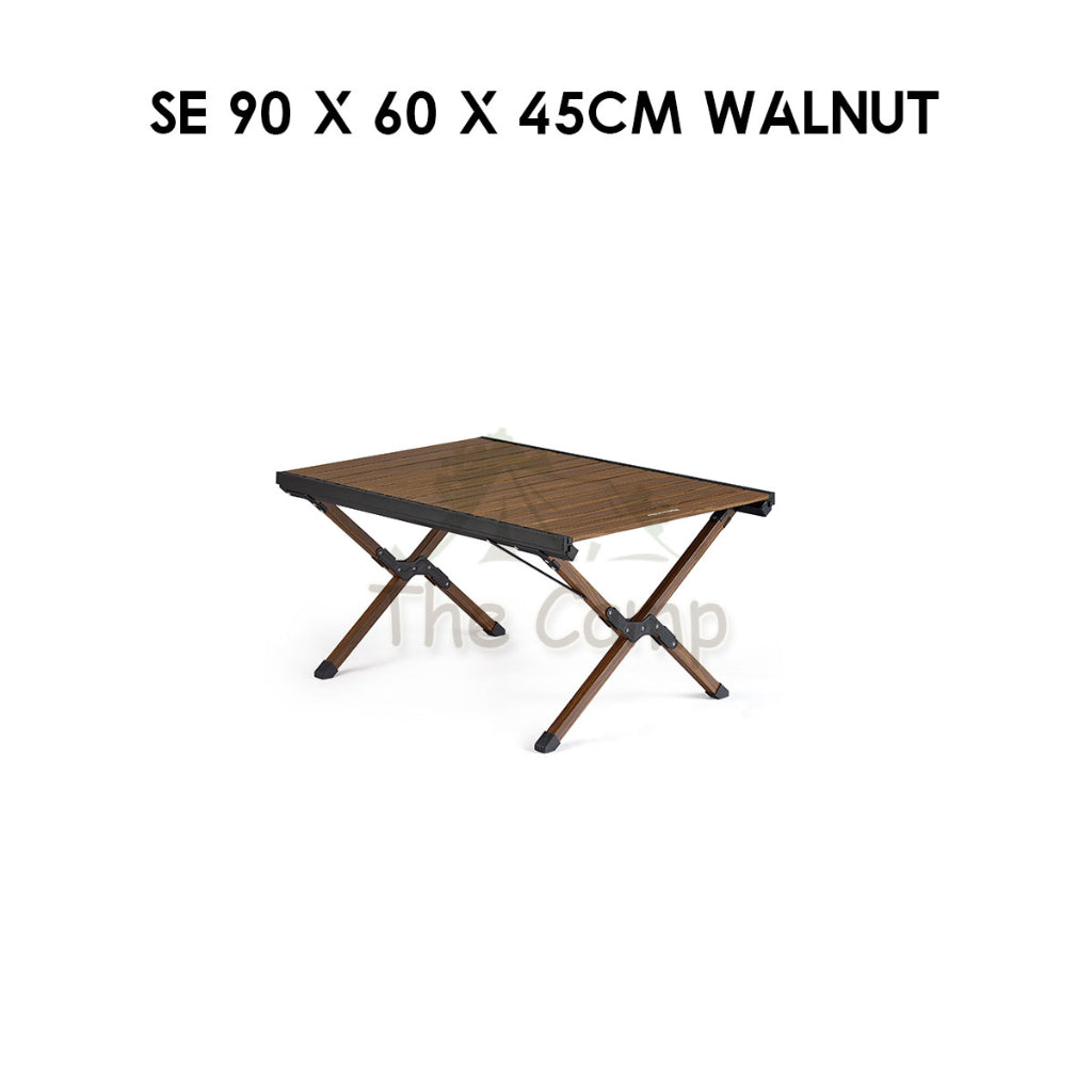 Naturehike Aluminium Egg Roll Table Outdoor Camping BBQ Party Black 120cm Table Portable Foldable CNH22JU043