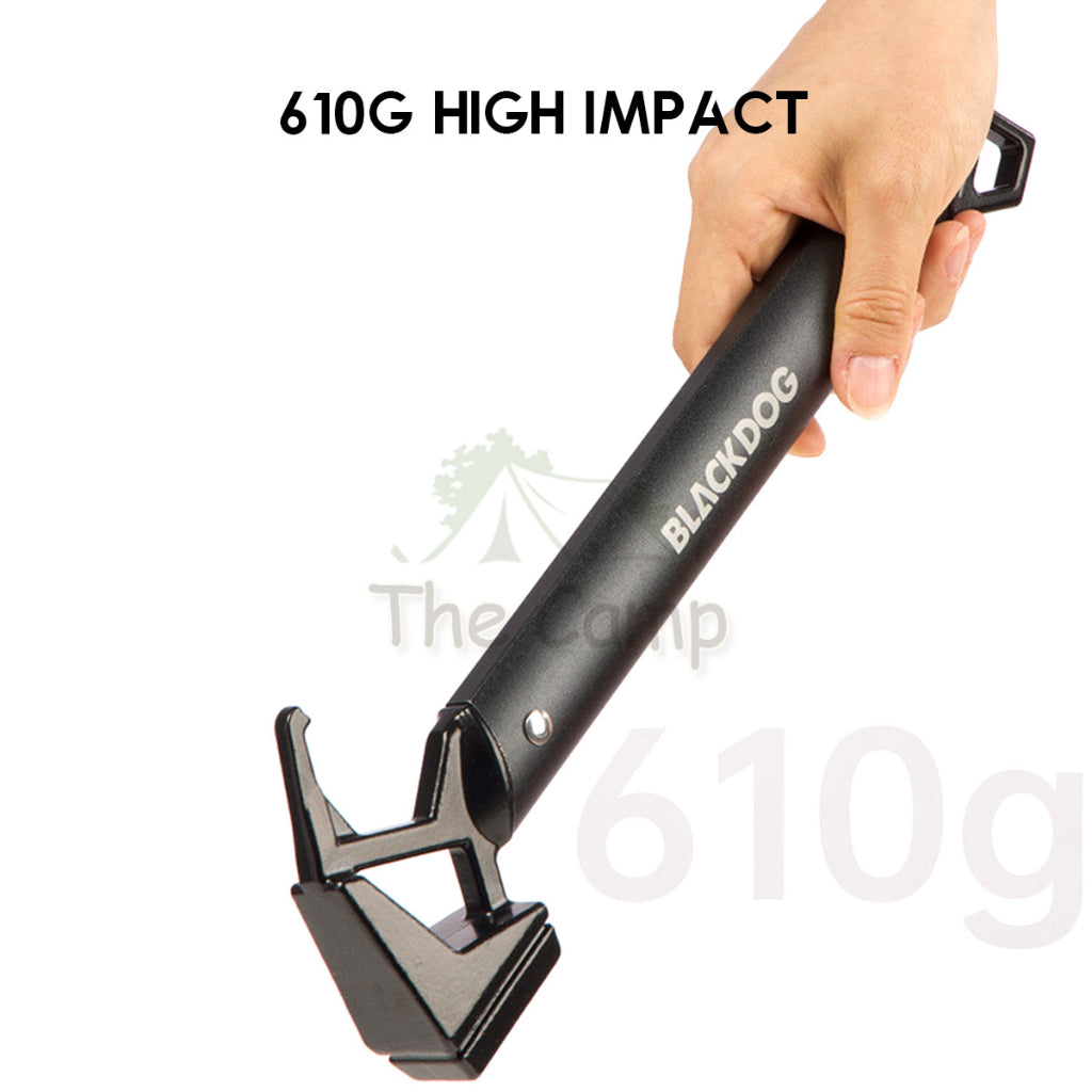 BlackDog Camping Hammer Outdoor Multi-Function Tool Tent Cast Iron Steel Nail Equipment Bag Peg BD-LYC002 CBD2450PJ012