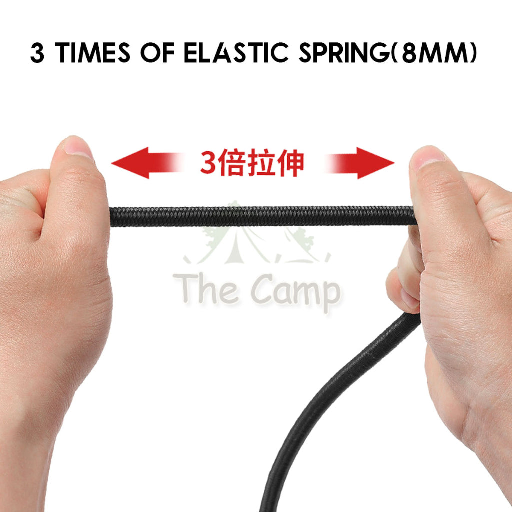 Multipurpose Wagon Elastic Rope Spring With 4 Movable Hook Luggage Strap Trolly Accessories Tali Ikat Wagon