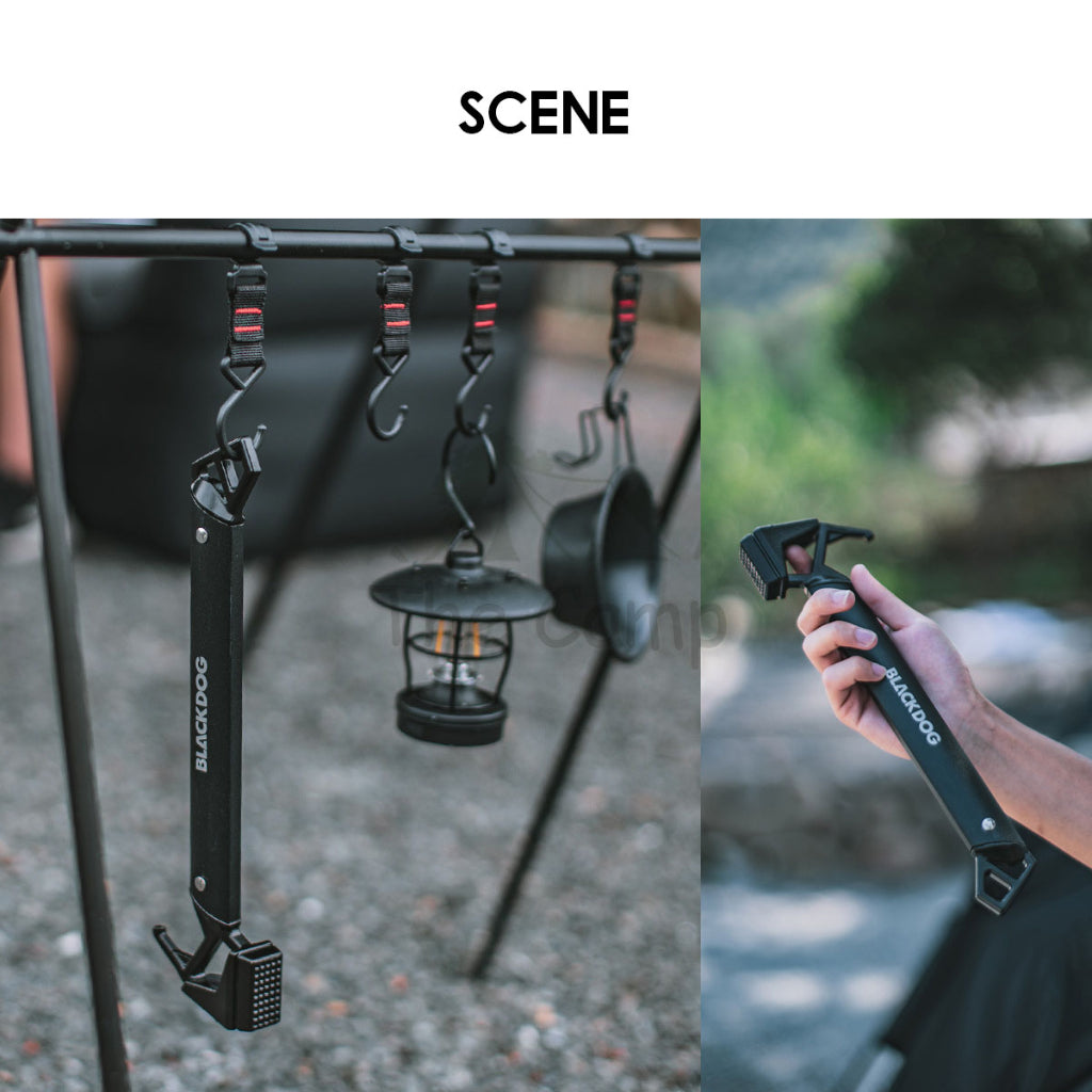 BlackDog Camping Hammer Outdoor Multi-Function Tool Tent Cast Iron Steel Nail Equipment Bag Peg BD-LYC002 CBD2450PJ012