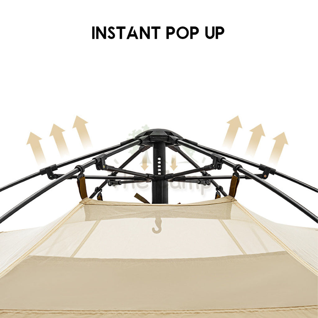 Naturehike Outdoor Double Changing Shower Tent Camping Wet Dry Separation Travel Bathroom Portable Toilet NH22ZP006