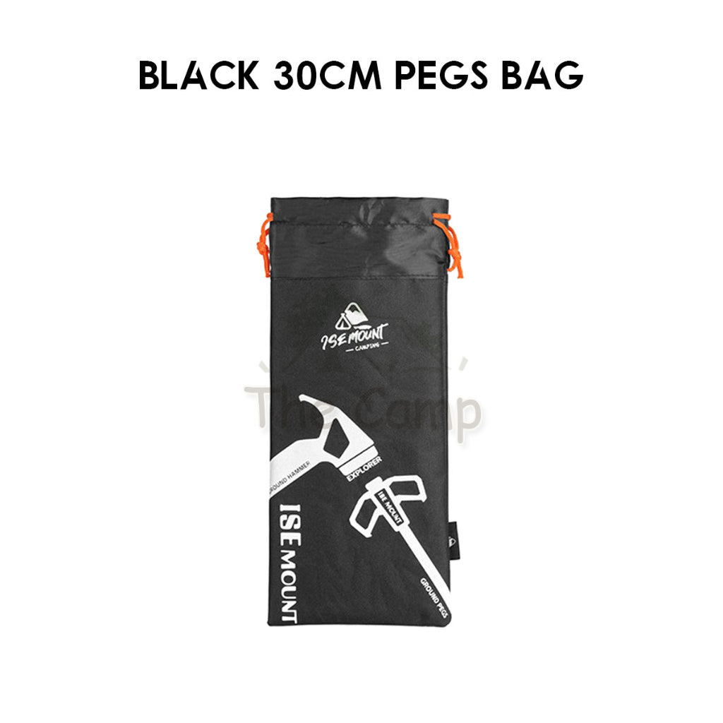 Camping Nail Peg Storage Bag 20cm 30cm 40cm Stake Holder Case Pouch Khemah Canopy Paku Beg Steel Aluminium Nail