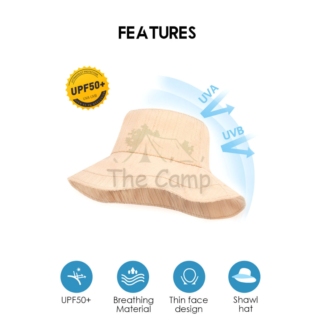 Naturehike Fisherman Hat Camping Outdoors Folding Shawl Breathable Cap Hats Chair Visor FS536