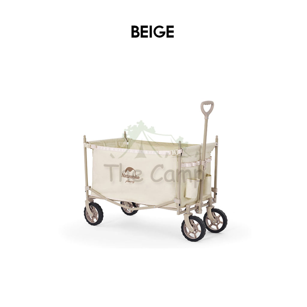 Naturehike TC07 Wagon Cart with Shade Roof 149L Camping Trolley Fast Easy Folding Table Top CNH22JU014