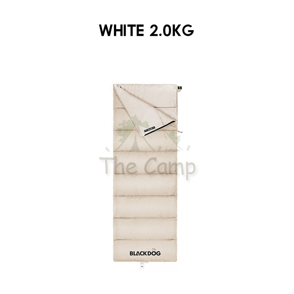 Blackdog Sleeping Bag 1.75kg 2.0kg Thickened Envelope Outdoor Camping Ultralight Travel Portable Black White BD-SD002