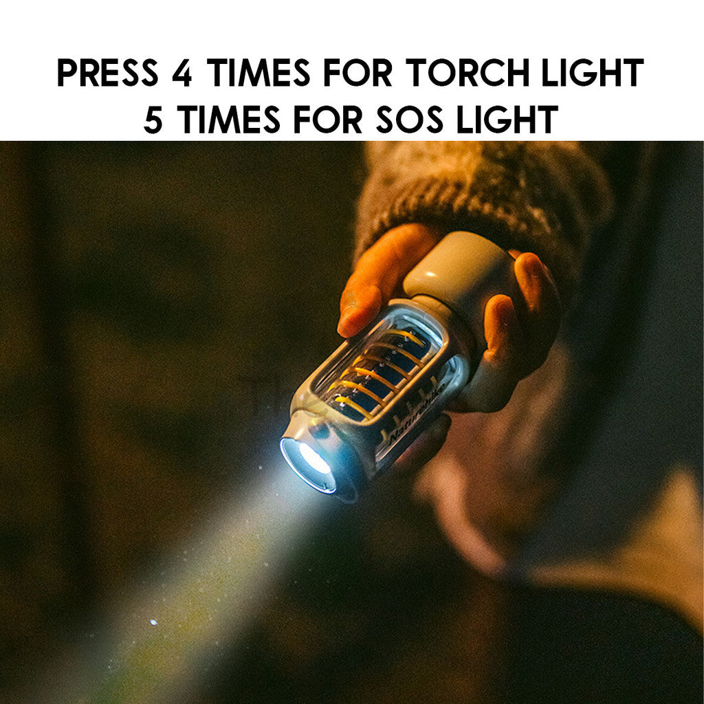 Naturehike Spiral LED Light Lamp with Torch Outdoor Camping Portable IPX4 Waterproof Multi-Functional Lantern CNH22DQ024