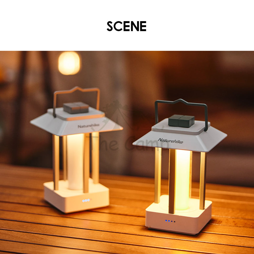 Naturehike Camping Lamp YueGe Outdoor Waterproof LED Lantern Hanging Atmosphere Light 4000mAh CNH22DQ009