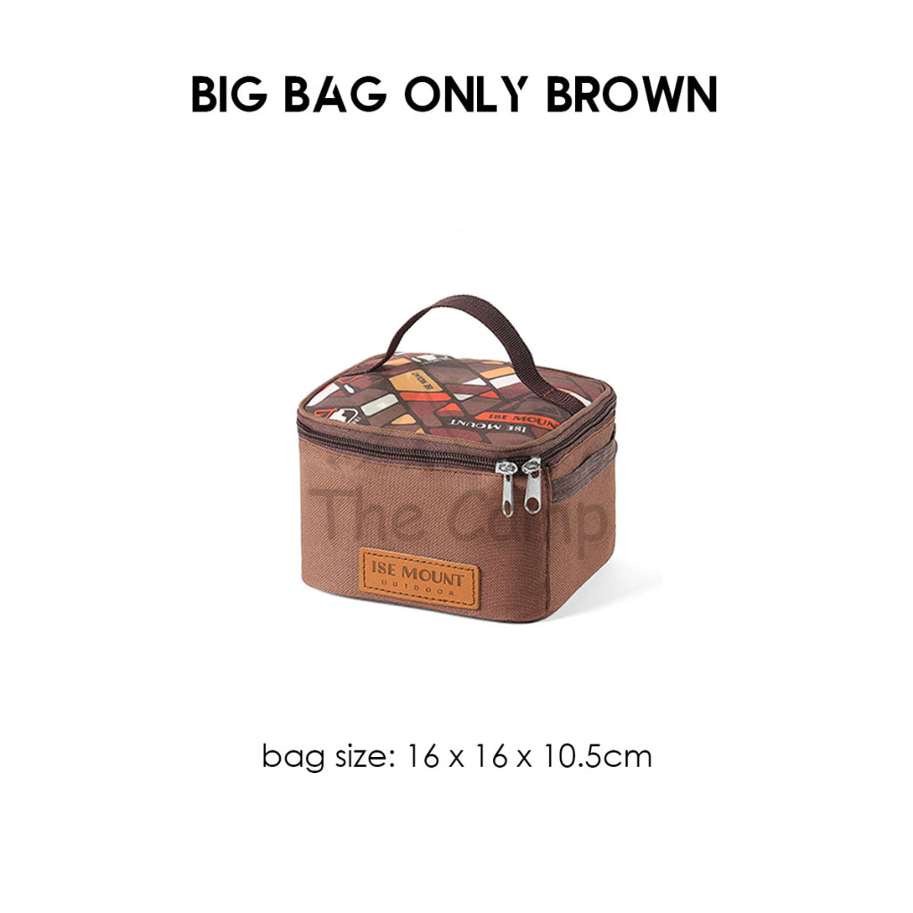 Outdoor Camping Seasoning Bag Set 7pcs 9pcs Ingredient Condiment Box Bottle Container Spice Oil Jar Sugar Salt Pepper