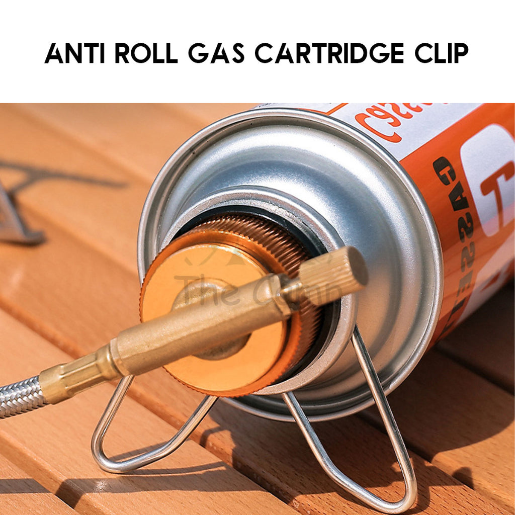 Butane Gas Cartridge Anti Roll Clip Camping Gas Bottle Outdoor Gas Adaptor Torch Gas Tin Gas Steamboat Gas Refill