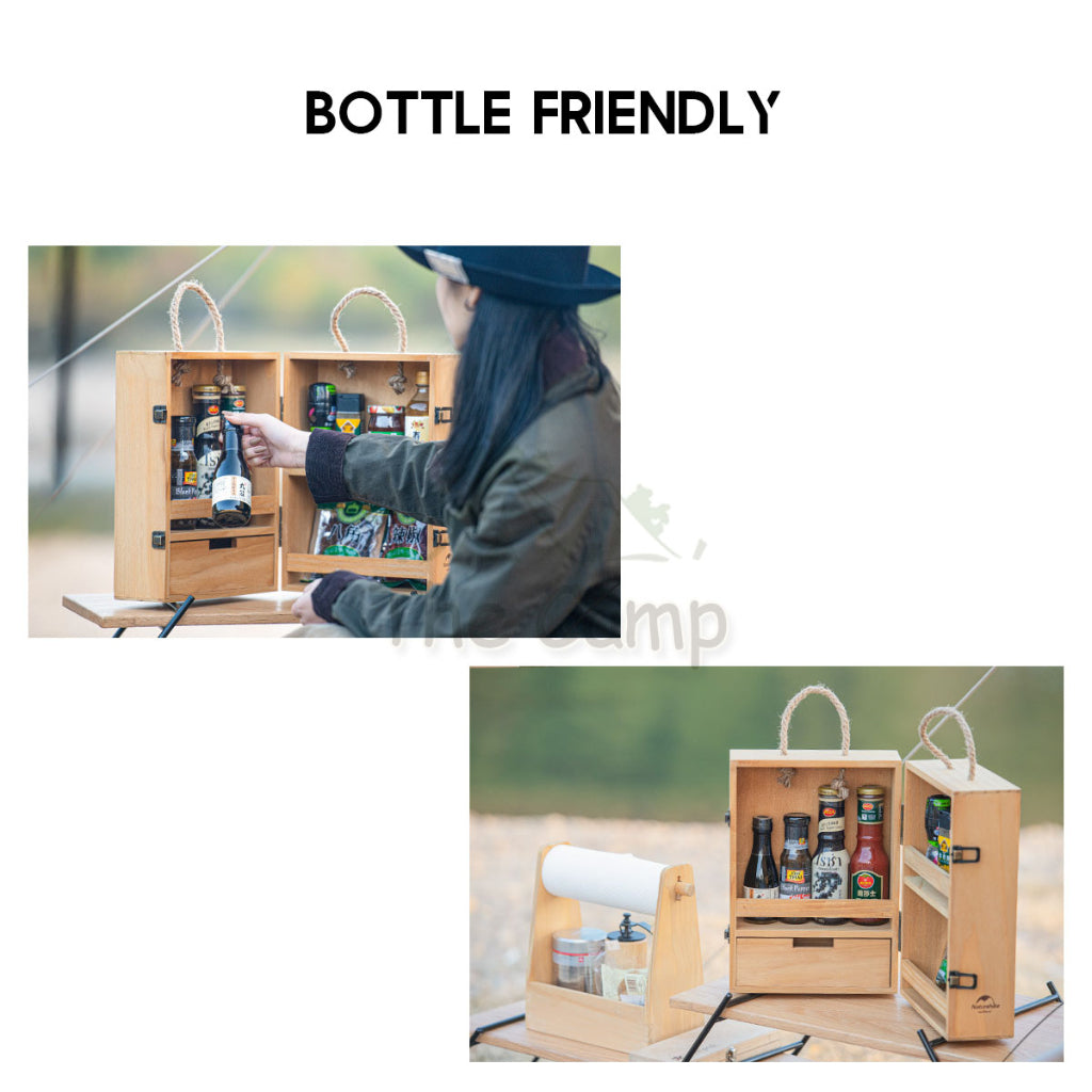 Naturehike Outdoor Seasoning Cabinet Portable Picnic Spice Rack Ingredient Box Camping BBQ Equipment Cooking NH20PJ006