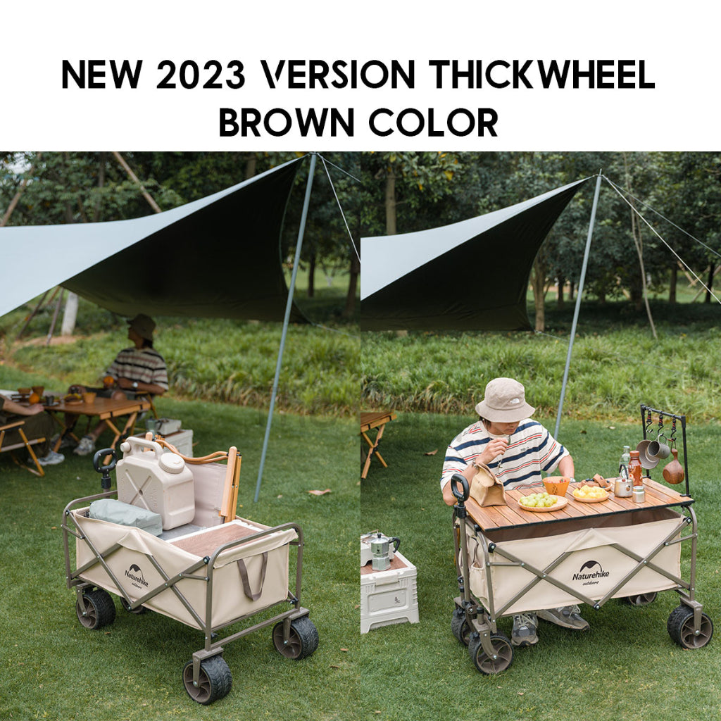 Naturehike Camping Portable Trolley Wagon 105L Litre Fast Easy Folding Cart Outdoor Gear NH19PJ001