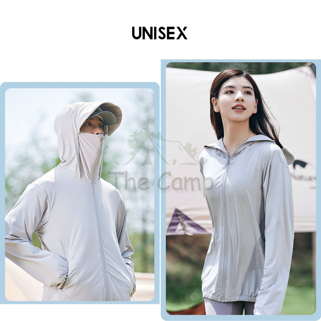 Naturehike UV Protection Jacket Cool Long Sleeved Jacket Outdoor Quick Dry Hooded Mask Unisex UPF100 CYY2321BA016