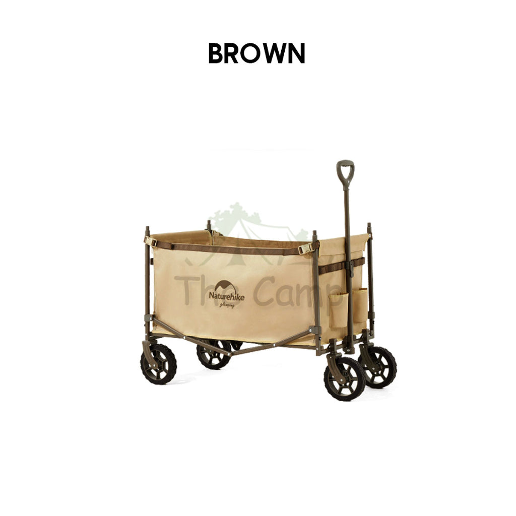 Naturehike TC07 Wagon Cart with Shade Roof 149L Camping Trolley Fast Easy Folding Table Top CNH22JU014