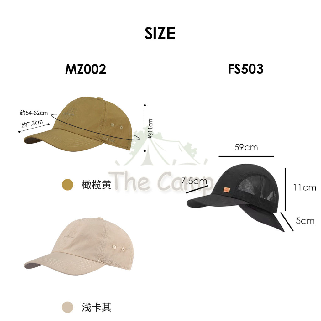 Naturehike Baseball Cap Camping Outdoors Folding Ultralight Breathable Hat Hats Chair Double Visor MZ002 FS503