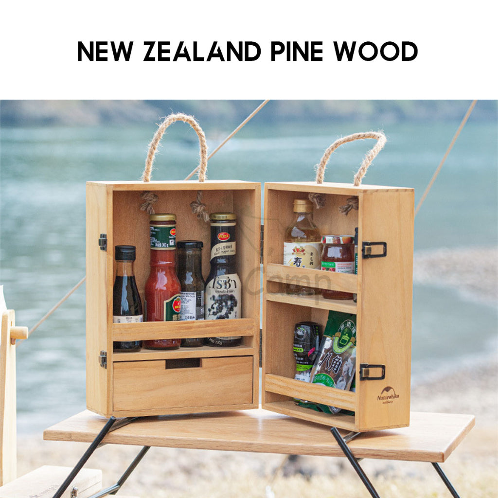 Naturehike Outdoor Seasoning Cabinet Portable Picnic Spice Rack Ingredient Box Camping BBQ Equipment Cooking NH20PJ006