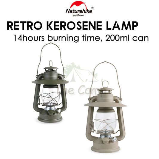 Naturehike Retro Kerosene Lamp Outdoor Portable Hanging Camping Atmosphere Lantern Ultralight Waterproof NH22ZM003