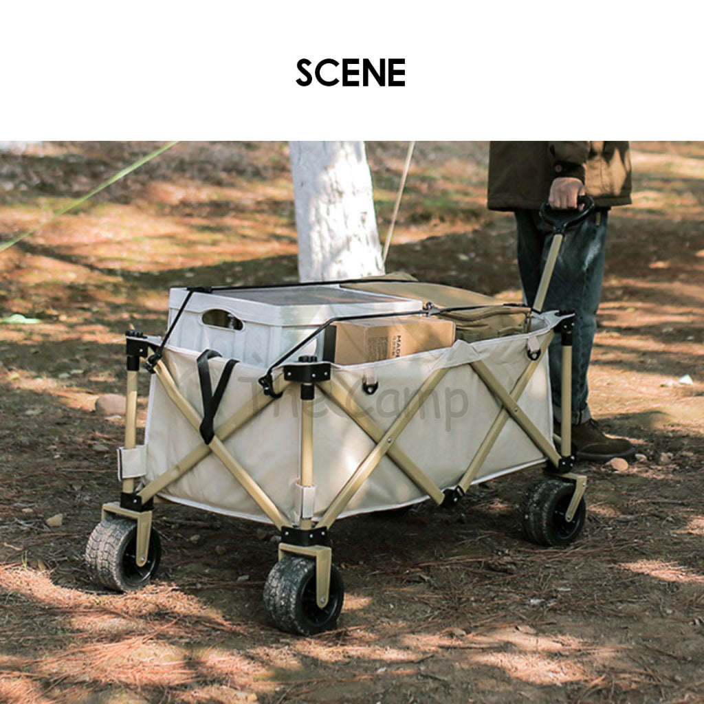 Multipurpose Wagon Elastic Rope Spring With 4 Movable Hook Luggage Strap Trolly Accessories Tali Ikat Wagon