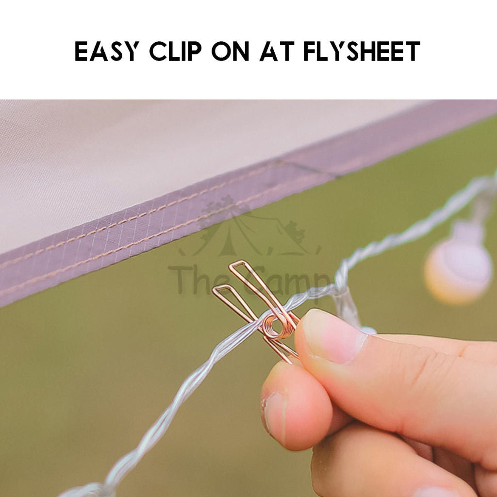 Fairy Light Clip Outdoor LED Bulb Ball String USB Battery Camping Wedding Decoration Xmas Weatherproof