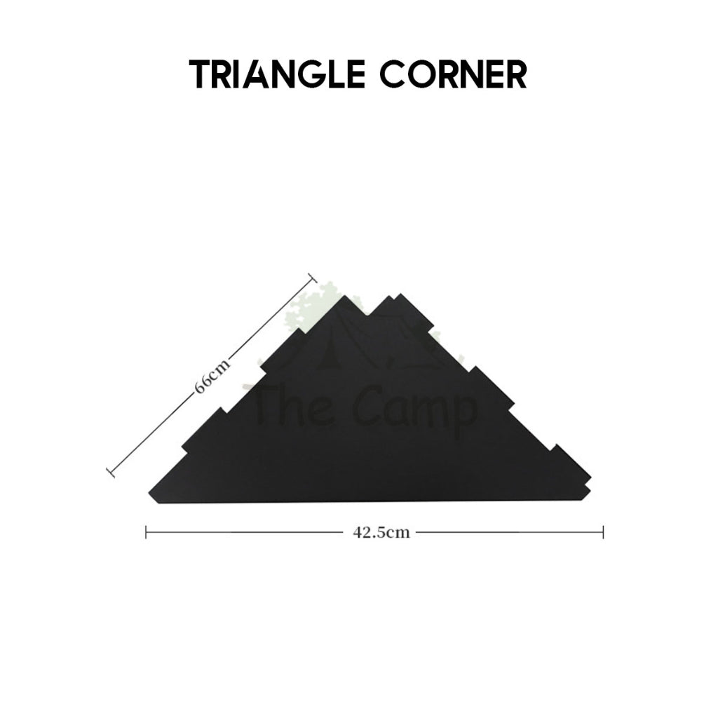 Camping Foldable Shelf Table Customizable IGT Hanging Rack Aluminum Outdoor Hanger Tripod Stand Tableware Organizer