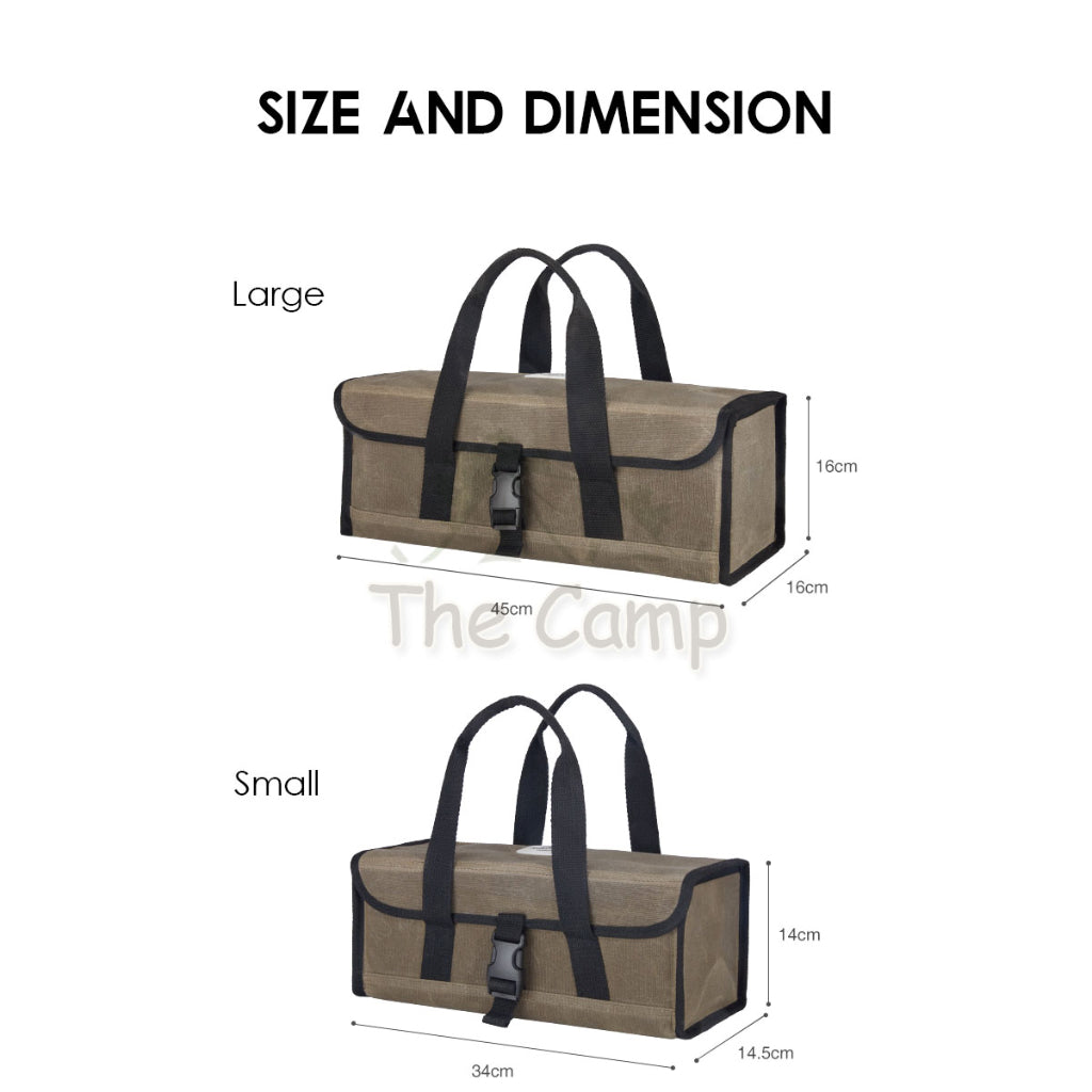 Naturehike Camping Equipment Storage Bag Oil Wax Large Capacity Outdoor Tarp Nail Peg Table Chair Rope Tent NH19PJ103