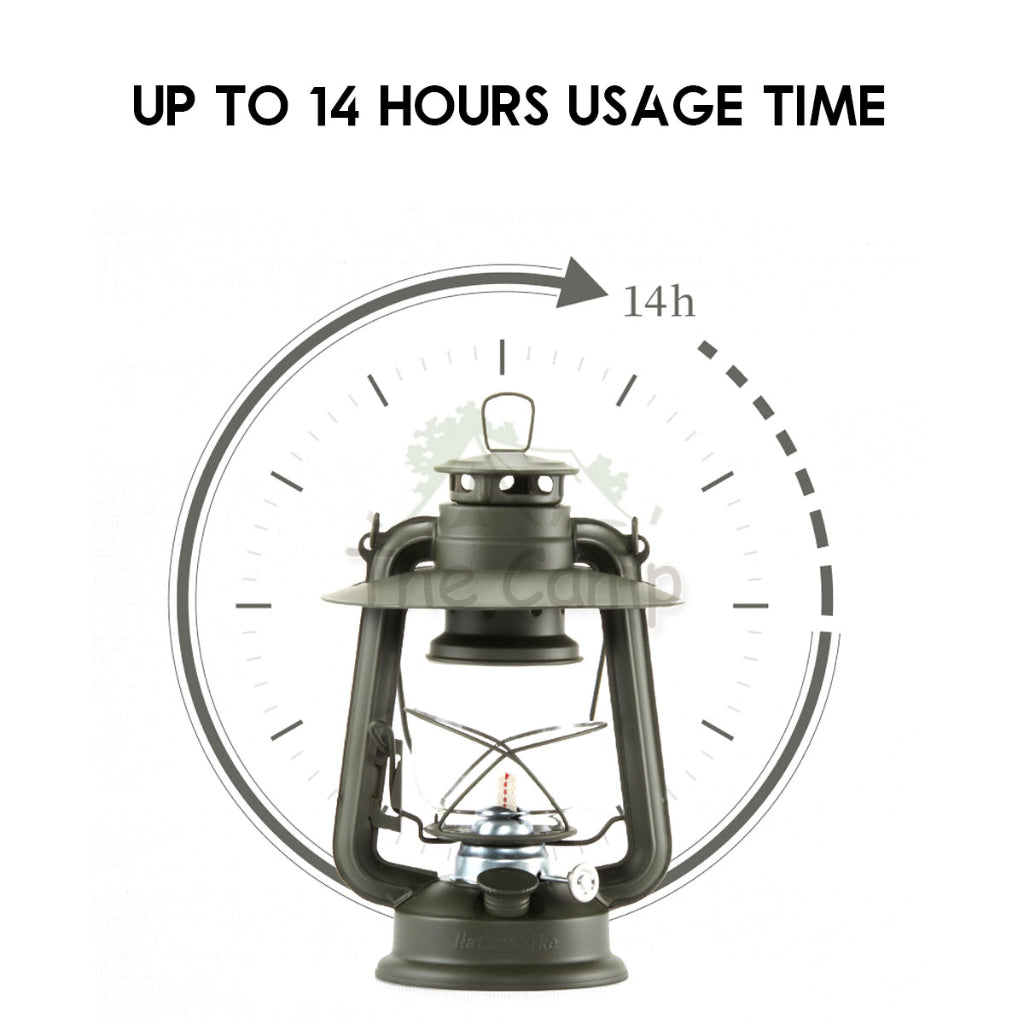 Naturehike Retro Kerosene Lamp Outdoor Portable Hanging Camping Atmosphere Lantern Ultralight Waterproof NH22ZM003
