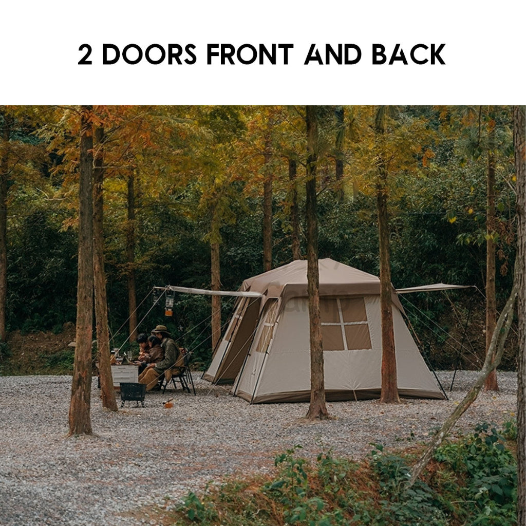 Naturehike Village 17 Automatic Camping Tent Large Space Outdoor Chair Flysheet Table Tarp Peg Nail Pole CNH22ZP021