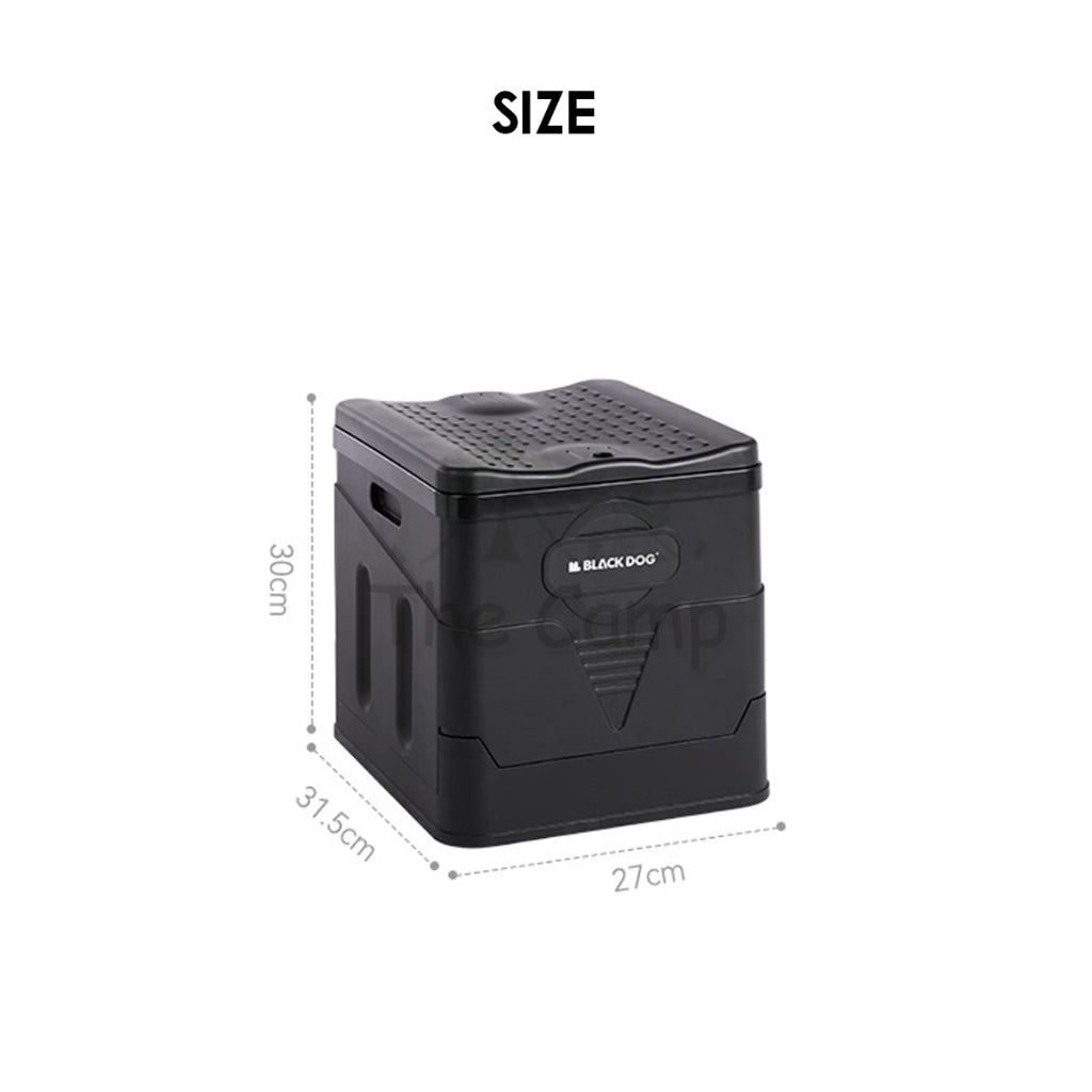 Blackdog Multipurpose Box Camping Folding Portable Toilet Stool Rubbish Bin Storage Box Garbage BD-SN23003