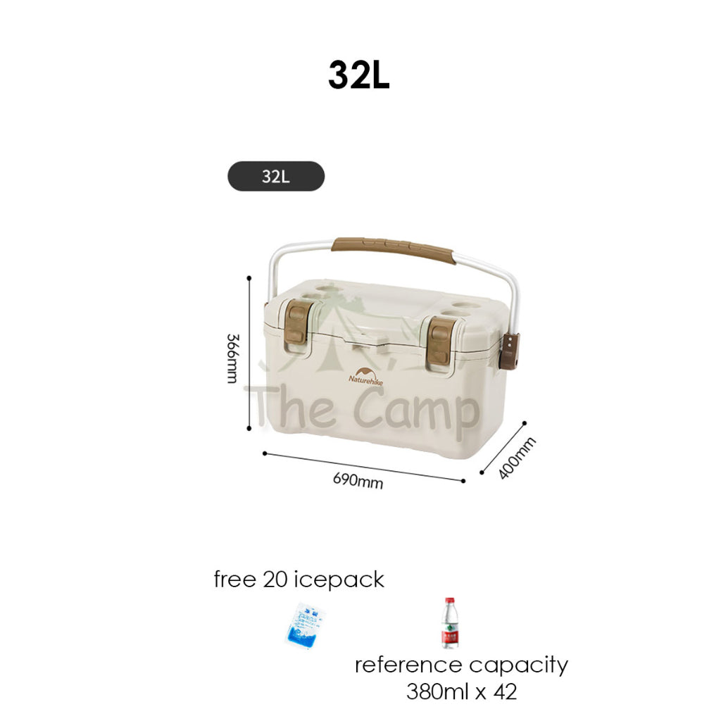 Naturehike Portable LX Cooler Box Ice Box Camping Outdoor Picnic Refrigerator 72 hours  32L 45L Freezer CNH22CJ10001
