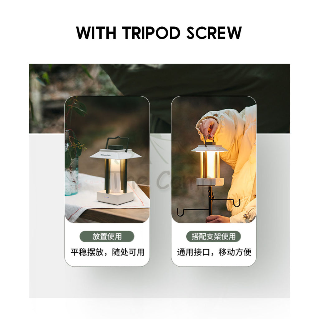 Naturehike Camping Lamp YueGe Outdoor Waterproof LED Lantern Hanging Atmosphere Light 4000mAh CNH22DQ009