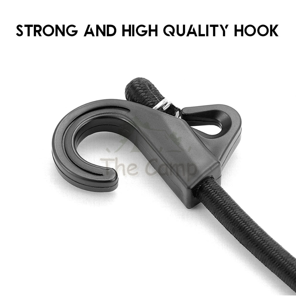 Multipurpose Wagon Elastic Rope Spring With 4 Movable Hook Luggage Strap Trolly Accessories Tali Ikat Wagon