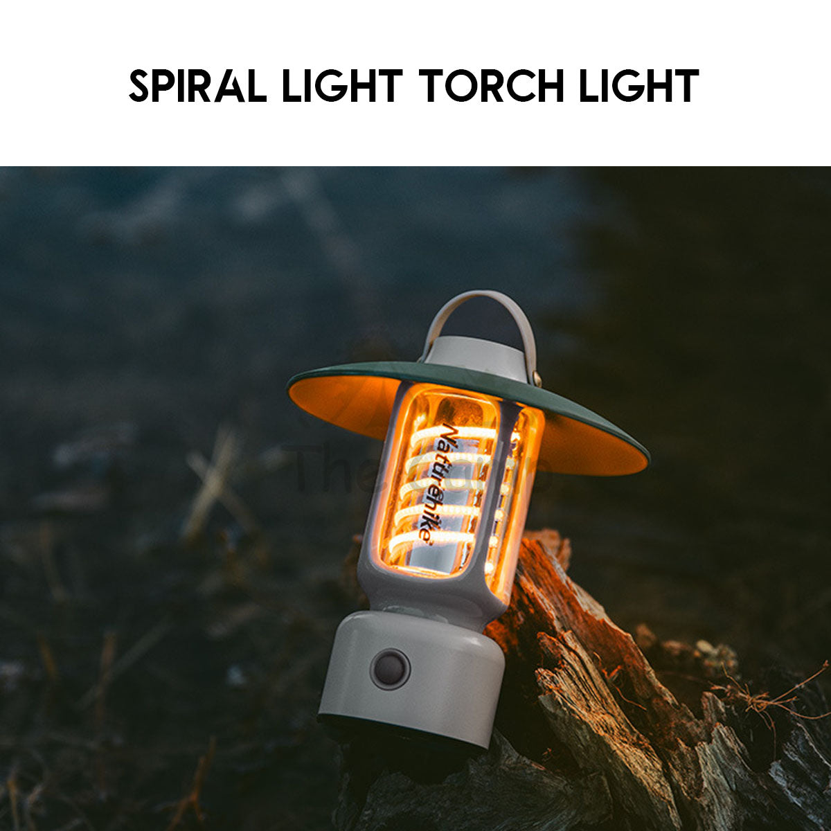Naturehike Spiral LED Light Lamp with Torch Outdoor Camping Portable IPX4 Waterproof Multi-Functional Lantern CNH22DQ024