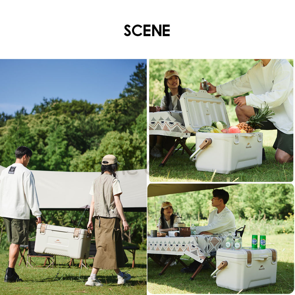 Naturehike Portable LX Cooler Box Ice Box Camping Outdoor Picnic Refrigerator 72 hours  32L 45L Freezer CNH22CJ10001
