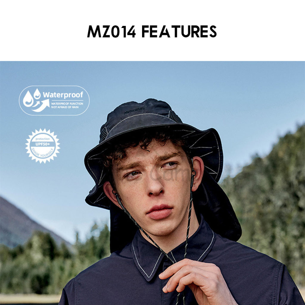 Naturehike Fisherman Hat Camping Outdoors Folding Shawl Breathable Cap Hats Chair Double Visor MZ014 FS531