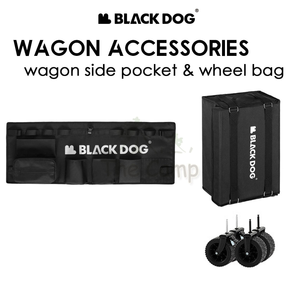 Blackdog Side Pocket / Wheel Bag for Thick Wheel Wagon Trolley TC002 Hanging Bag Loop 150L BD-23TCPJ001 CBD2300BS010