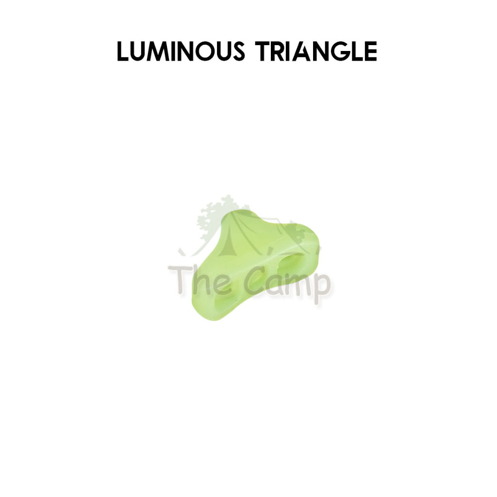 Camping Glow In The Dark Rope Tensioner String Guard Luminous Fluorescent Hanging Warning Safety Light Peg Nail Tent