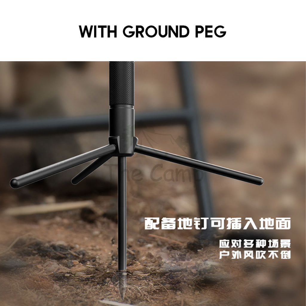 Aluminium Alloy Tripod for Lamp Light LED Outdoor Camping Compact Tactical Camera Lantern Lighthouse Blackdog Goal Zero