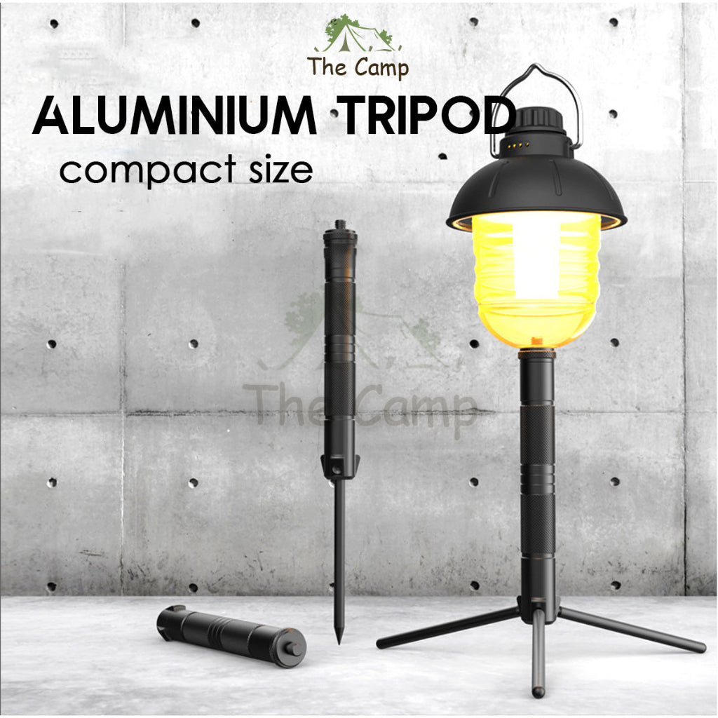 Aluminium Alloy Tripod for Lamp Light LED Outdoor Camping Compact Tactical Camera Lantern Lighthouse Blackdog Goal Zero