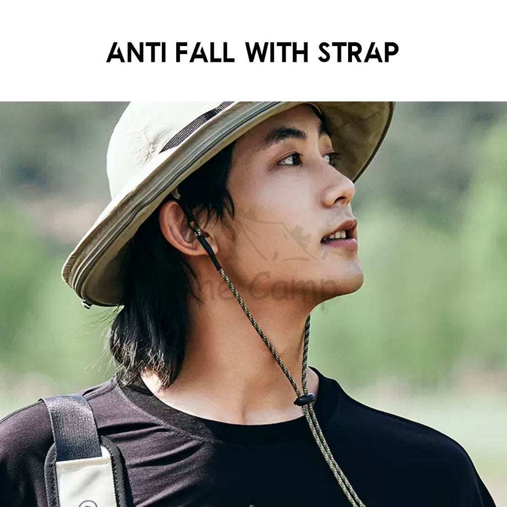 Naturehike Mesh Fisherman Hat Anti Mosquito Camping Outdoors Folding Shawl Breathable Cap Hats Chair Double Visor LA010