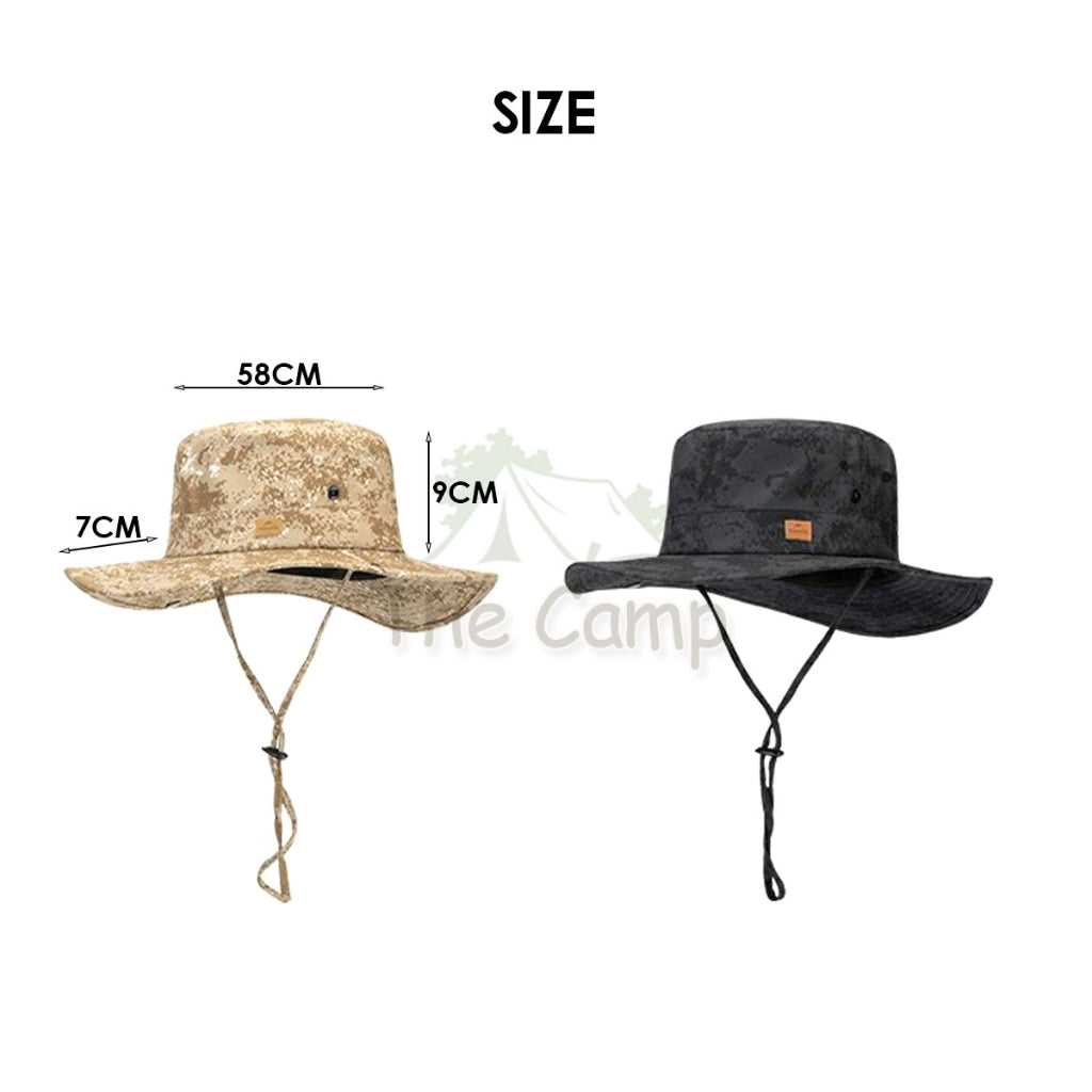Naturehike Camo Fisherman Hat Unisex Men Women Camping Outdoors Folding Shawl Breathable Cap Hats FS532