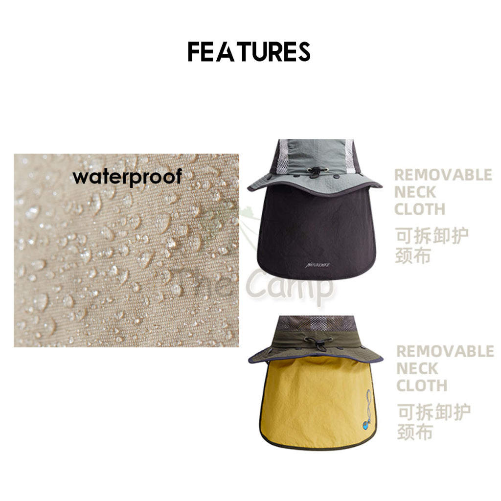 Naturehike Kid Fisherman Hat Boy Girl Children Child Camping Outdoors Neck Folding Breathable Cap Hats MZ003 MZ011 MZ012