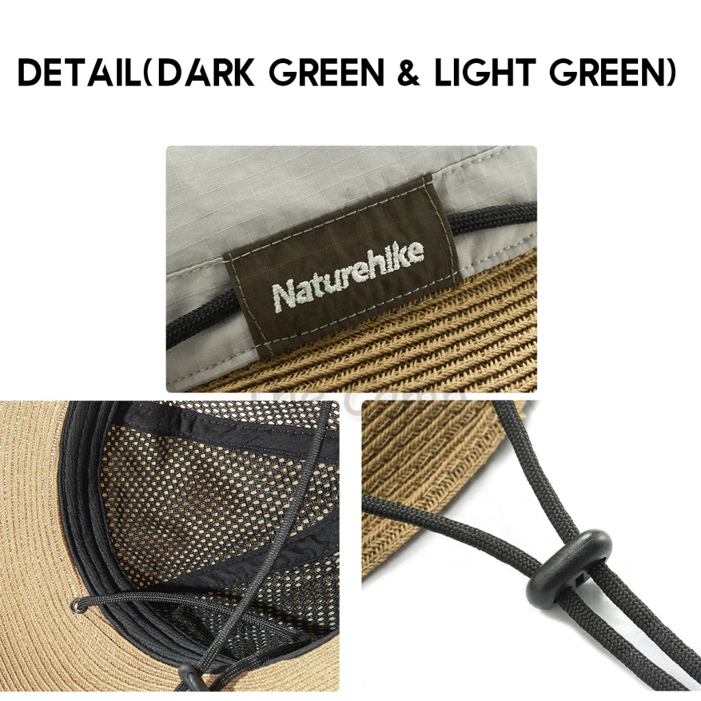 Naturehike Weave Fisherman Hat Unisex Men Women Camping Outdoors Folding Shawl Breathable Cap Hats LA011 LG010