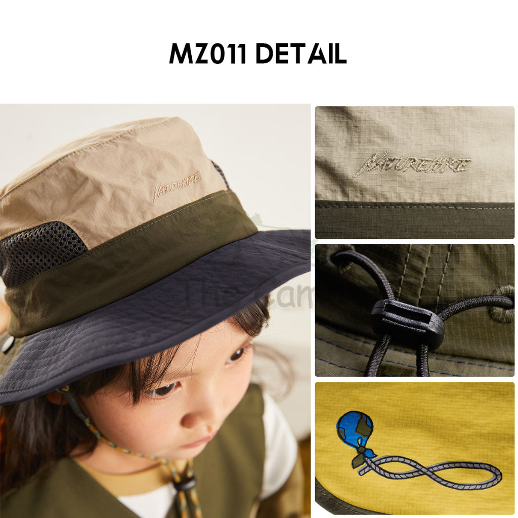 Naturehike Kid Fisherman Hat Boy Girl Children Child Camping Outdoors Neck Folding Breathable Cap Hats MZ003 MZ011 MZ012