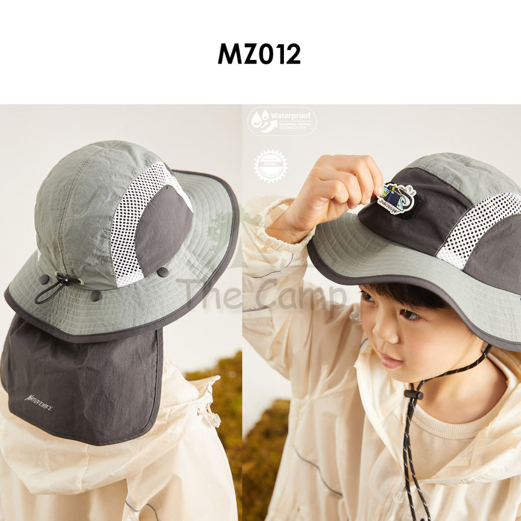 Naturehike Kid Fisherman Hat Boy Girl Children Child Camping Outdoors Neck Folding Breathable Cap Hats MZ003 MZ011 MZ012