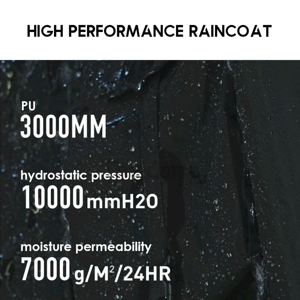 Naturehike Reflective Raincoat Outdoor Camping Rain Coat CNH23RG002
