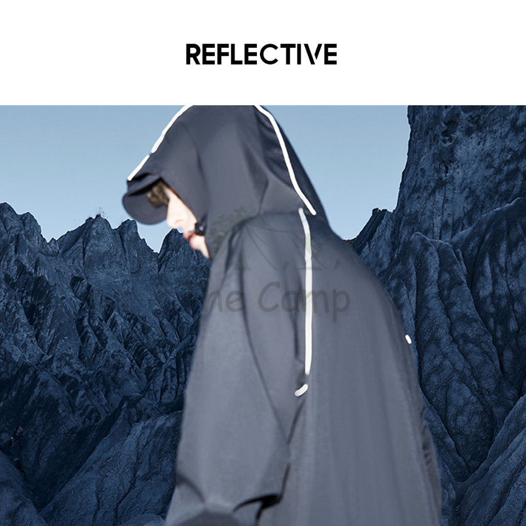 Naturehike Reflective Raincoat Outdoor Camping Rain Coat CNH23RG002